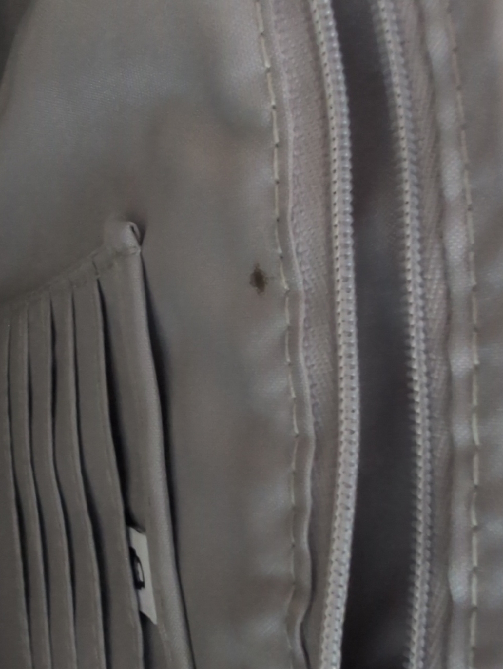Like New - Grey Baggalini Wide Tote - Picture 6 of 7